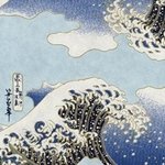 Blue Waves - 13.5"x38" Sheet