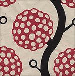 Nepalese Flower & Vine Printed Lokta Paper