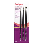 Studio Sculpey Set of 3 Style and Detail Tools