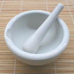 Porcelain Mortar and Pestle