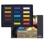Rembrandt Pastel Set - 15 Assorted Half Sticks