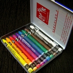 Caran D'Ache Neocolor II Watersoluble Crayon Set of 10 In a Metal Tin