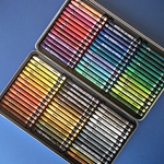 Caran D'Ache Neocolor II Watersoluble Crayon Set of 84 In a Metal Tin