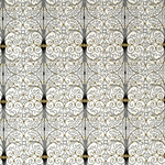 Grey & Gold Swirls 18"x24" Sheet