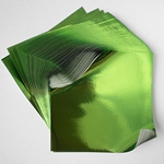 Foil Origami Paper - Yellow Green 3.5" Square 100 Sheets
