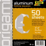 Origami Folding Squares - 50 Aluminum 6"x6" Sheets