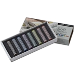 Daler-Rowney Soft Pastels - Dark Selection Set of 8