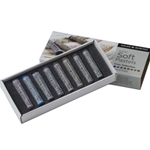 Daler-Rowney Soft Pastels - Grey Selection Set of 8