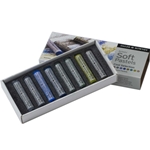 Daler-Rowney Soft Pastels - Cool Selection Set of 8