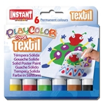 PlayColor Textil - 6 Solid Poster Paints