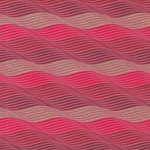 Printed Cotton Paper from India- Waves in Gold/Red/Pink on Red Paper 22x30 Inch Sheet
