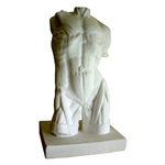 Plaster Cast Large Male Torso