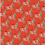 Holiday Bicycle Paper- 19x26 Inch Sheet