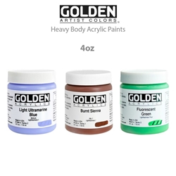 Discontinued 4oz Golden Heavy Body Acrylics - SALE