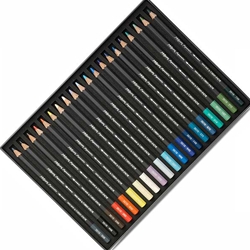 Caran D'ache Museum Aquarelle Watercolor Pencils - 20 Marine Colors