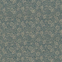 Chinese Brocade Paper- Tan Ivy & Blossoms 26x36" Sheet