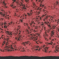 Amate Bark Paper from Mexico- Lace Roja 15.5x23 Inch Sheet