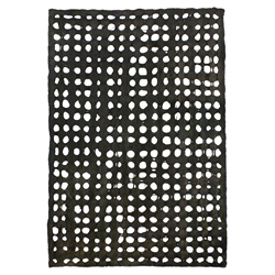 Amate Bark Paper from Mexico- Woven Negro 15.5x23 Inch Sheet