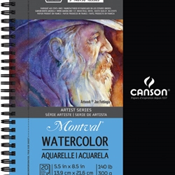 Canson Artist Series Watercolor Pad - 5.5"x8.5"