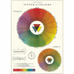 Cavallini Decorative Paper- Color Wheel 20"x28" Sheet