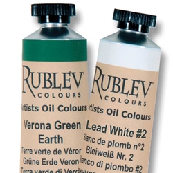 Rublev Oil Paint Color Chart