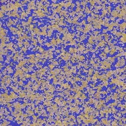 Golden Metallic Spatter on Cobalt Blue 19x25" Sheet