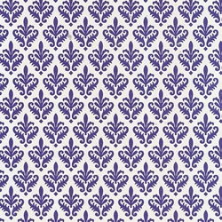 Rossi Italian Letterpress Paper- Blue Lilies
