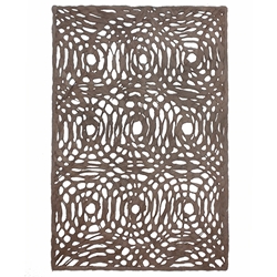Amate Bark Paper from Mexico- Circular Woven Cafe Coffee 15.5x23 Inch Sheet