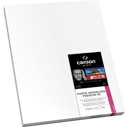 Canson Infinity - HighGloss Premium RC 315 Photo Paper - Pack of 25 - 315gsm 13"x19" Sheets