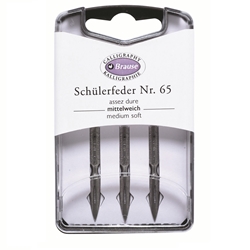 Brause L'Ecoliere Box of 3 Nibs - Medium Soft - 65