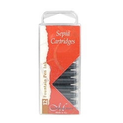 Manuscript Sepia Ink Cartridges - 12 pack