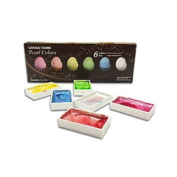 Gansai Tambi Metallic Watercolor Pearl Set of 6