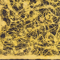 Amate Bark Paper from Mexico - Lace Amarillo Yellow 15.5x23 Inch Sheet