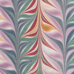 Marbled Paper from India- Peacock Feathers 22x30" Sheet