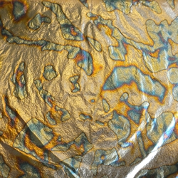 Luco Gilding Material Variegated Blue Leaf - 25 Leaves 5.5"x5.5"