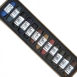 Diane Townsend Handmade Soft Pastel Sets - Intense Dark Colors Set of 12 Pastels