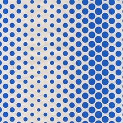 Dancing Dots Op Art Paper (Optical Illusion)- Blue on Natural
