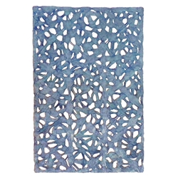 Spiderweb Amate Bark Paper from Mexico- Blue 15.5x23 Inch Sheet