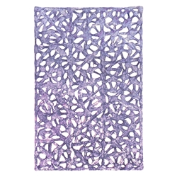 Spiderweb Amate Bark Paper from Mexico- Lilac 15.5x23 Inch Sheet