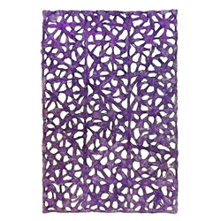 Spiderweb Amate Bark Paper from Mexico- Purple 15.5x23 Inch Sheet