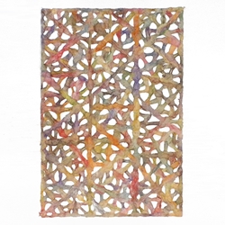 Spiderweb Amate Bark Paper from Mexico- Rainbow 15.5x23 Inch Sheet