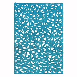 Spiderweb Amate Bark Paper from Mexico- Turquoise 15.5x23 Inch Sheet