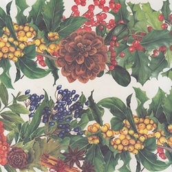 Tassotti Paper - Christmas Berries 19.5"x27.5" Sheet