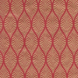 Zebra Leaf- Gold on Red 22x30" Sheet