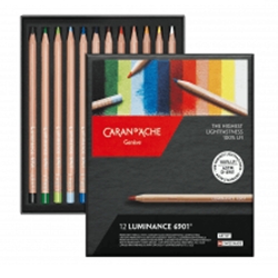 Caran D'Ache Luminance 6901 Set of 12 Colors