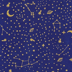 Nepalese Printed Paper- Starry Night Constellations 20x30" Sheet