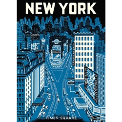 Cavallini Decorative Paper Wrap- New York Times Square #2 20x28" Sheet