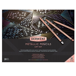 Derwent Metallic 20th Anniversary 20-Pencil Tin Set