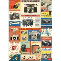 Cavallini Decorative Paper - Cameras 20"x28" Sheet