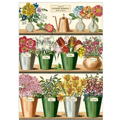 Cavallini Decorative Paper - Flower Market 20"x28" Sheet